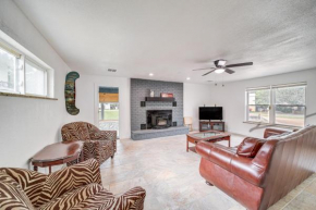 Steps to the Lake Eufaula Home with Game Room!